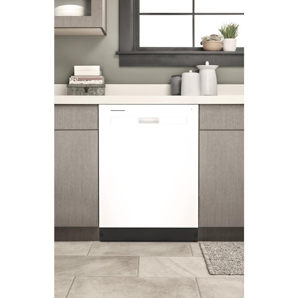 Quiet Dishwasher with Boost Cycle and Pocket Handle