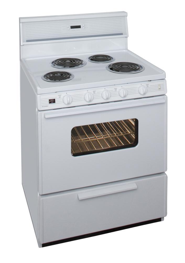 30 in. Freestanding Electric Range in White