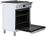 800 Series Dual Fuel Freestanding Range 30" Stainless Steel