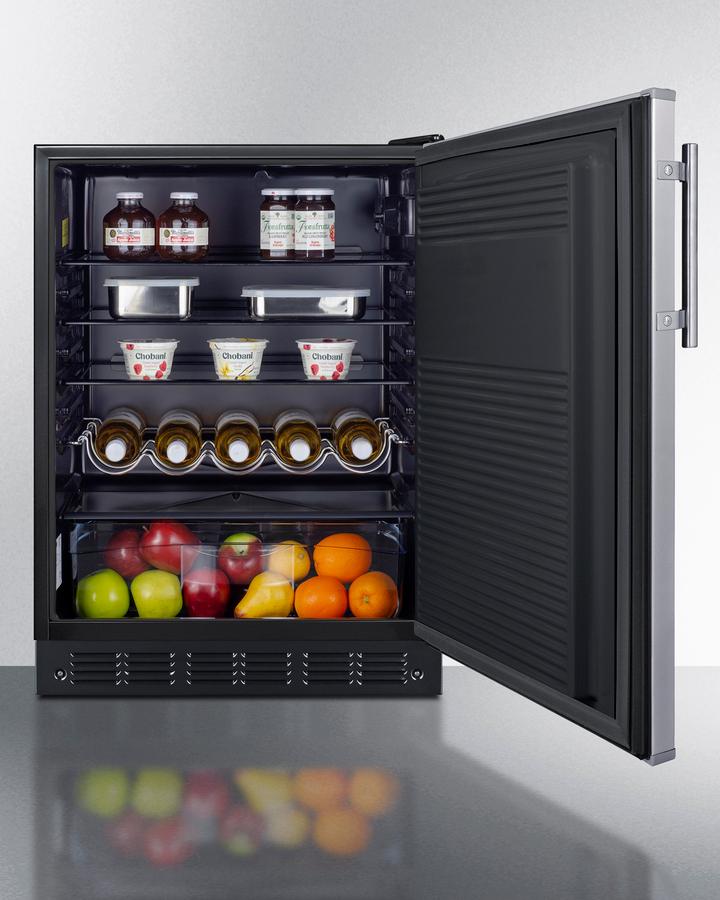 24" Wide All-refrigerator, ADA Compliant