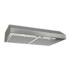 Glacier 30-Inch 300 Max Blower CFM 5 Sones Stainless Steel Range Hood