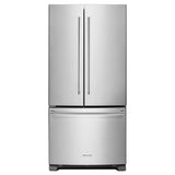 22 Cu. Ft. 33-Inch Width Standard Depth French Door Refrigerator with Interior Dispenser