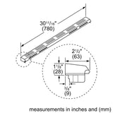 Island Trim Accessory for Gas Slide-in Ranges