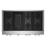 NOIR™ 48" Gas Professional-Style Rangetop with Grill