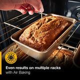 30-inch Gas Range with Air Cooking Technology, No Preheat Air Fry and Air Baking and Self Clean