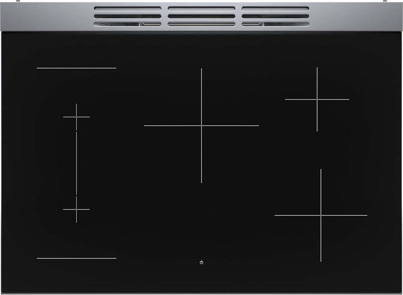 800 Series Induction freestanding range 36" Stainless Steel