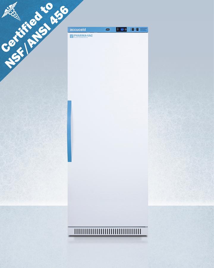 12 CU.FT. Upright Vaccine Refrigerator, Certified To Nsf/ansi 456 Vaccine Storage Standard