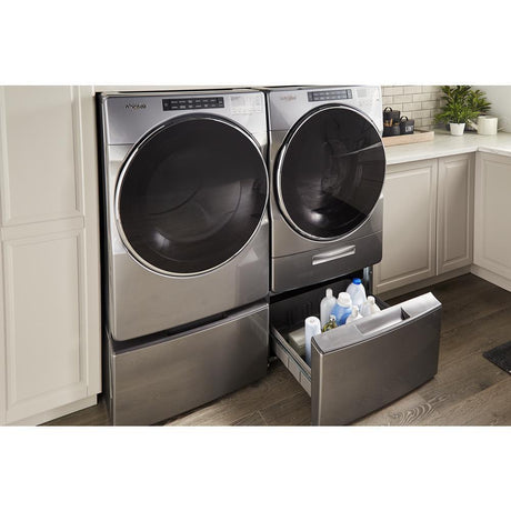 15.5" Pedestal for Front Load Washer and Dryer with Storage