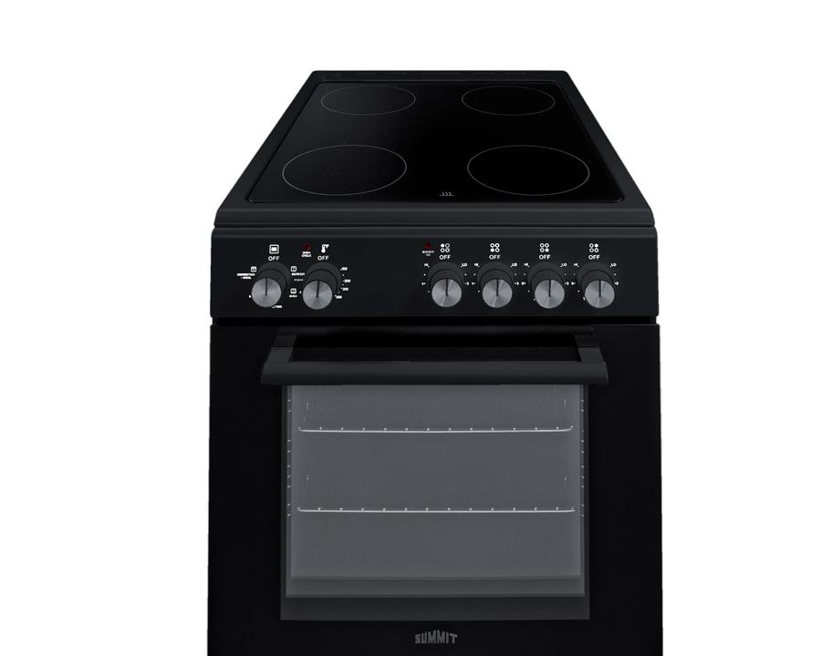 20" Wide Electric Smooth-top Range