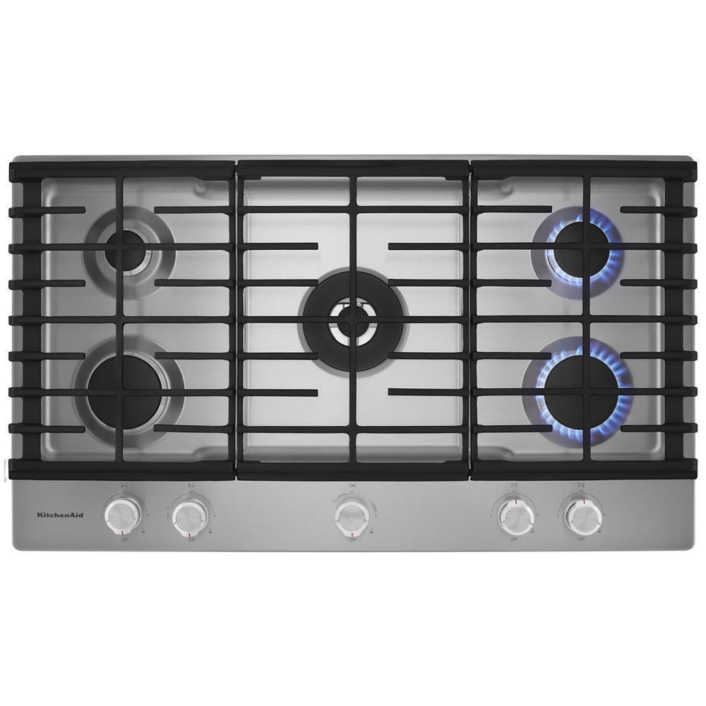 36" 5-Burner Gas Cooktop