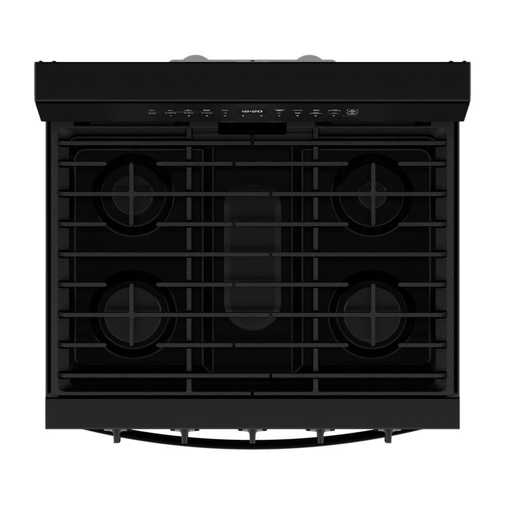 30-inch Smart Gas Range with Air Cooking Technology, No Preheat Air Fry, Steam/Self Clean and High Speed Preheat