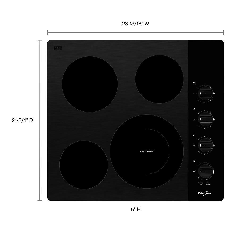 24-inch Compact Electric Ceramic Glass Cooktop