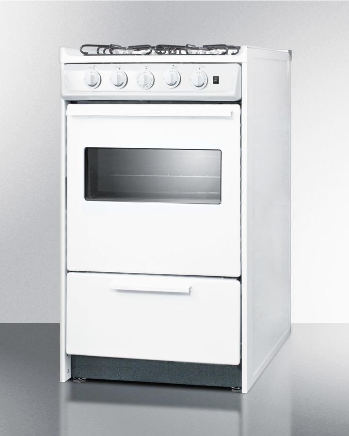 20" Wide Gas Range