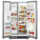 36-inch Wide Side-by-Side Refrigerator - 25 cu. ft.