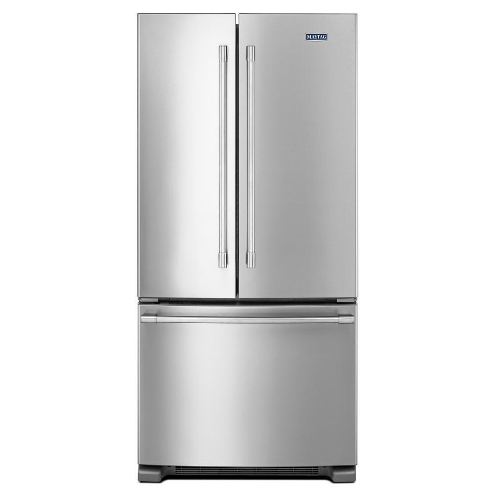 33-Inch Wide French Door Refrigerator with Water Dispenser - 22 Cu. Ft