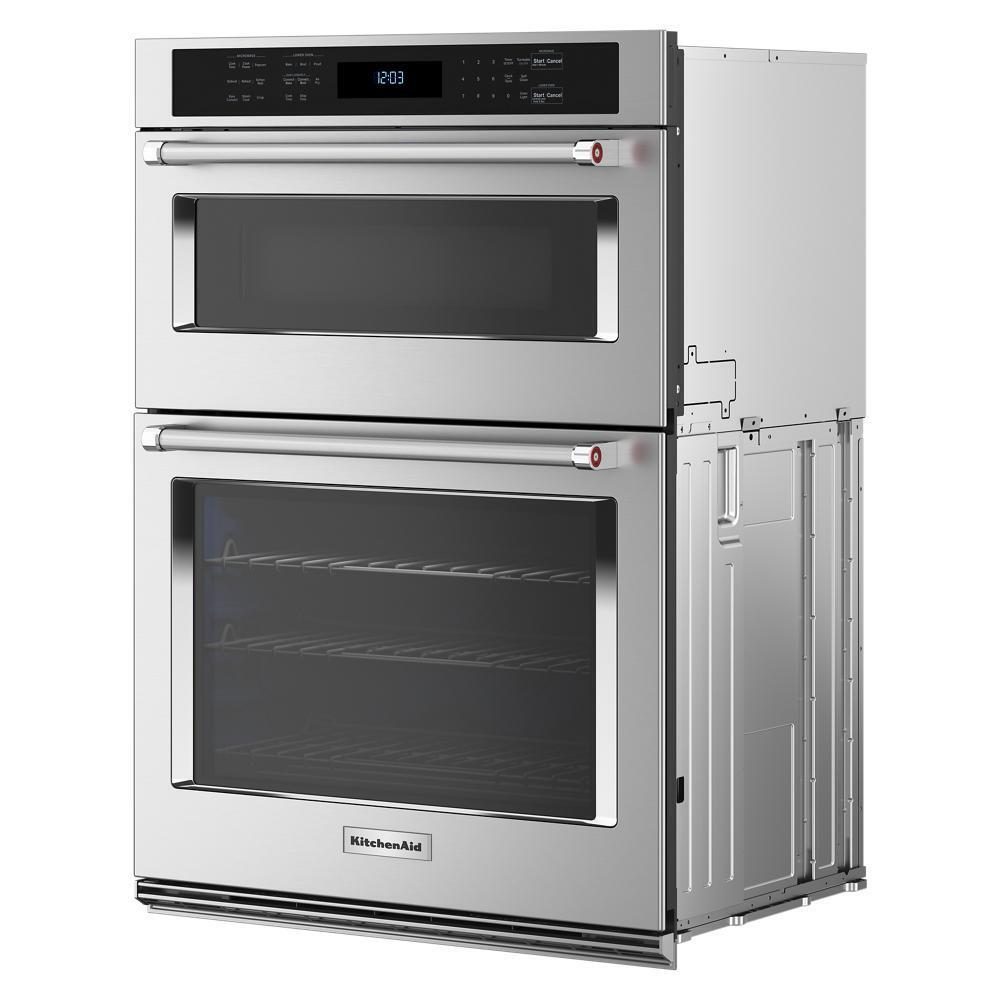 KitchenAid® 27" Combination Microwave Wall Ovens with Air Fry Mode.