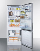 28" Wide Bottom Freezer Refrigerator