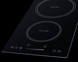 12" Wide 208-240v 2-zone Induction Cooktop