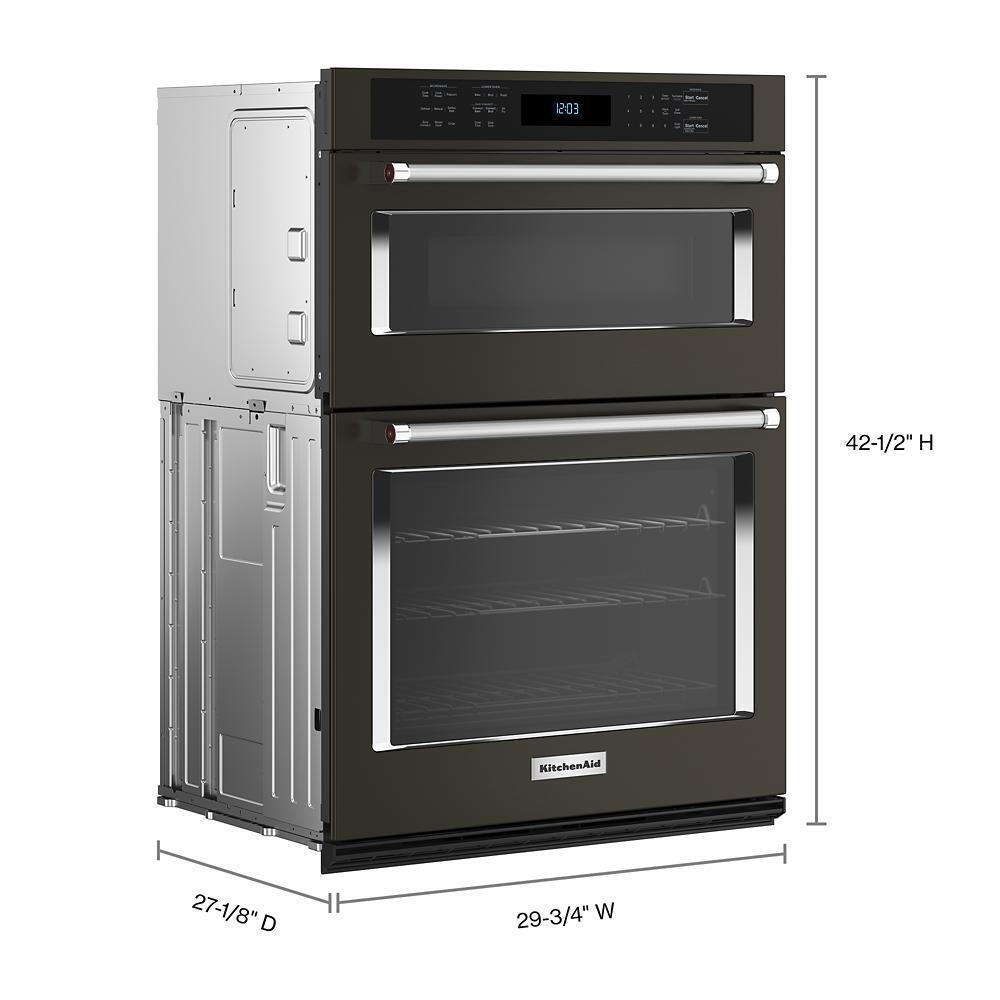 KitchenAid® 30" Combination Microwave Wall Ovens with Air Fry Mode.