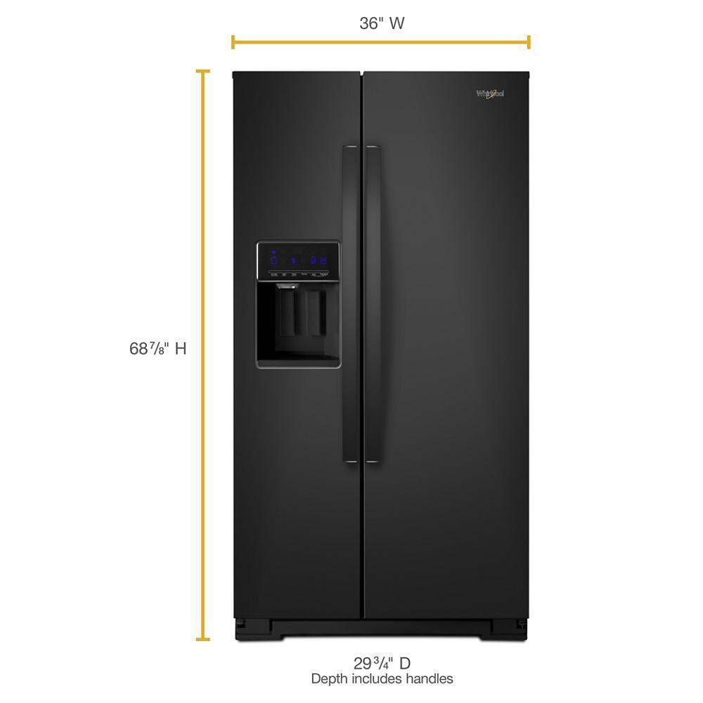 36-inch Wide Counter Depth Side-by-Side Refrigerator - 21 cu. ft.