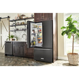 23.8 cu. ft. 36" Counter-Depth French Door Platinum Interior Refrigerator with PrintShield™ Finish