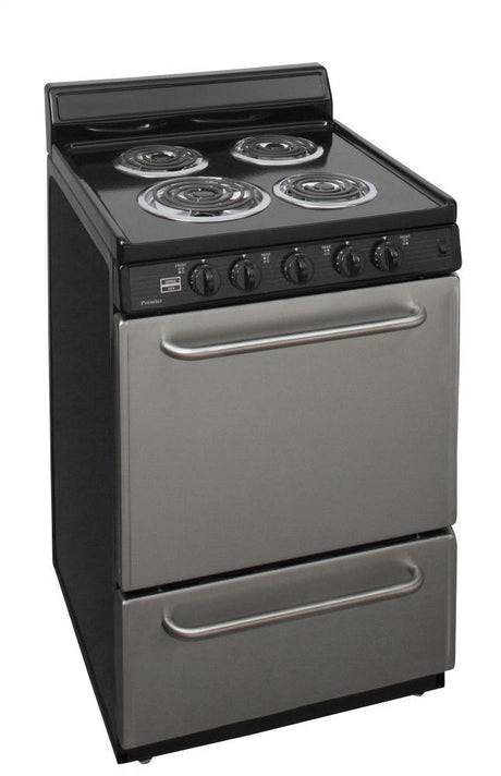 24 in. Freestanding Electric Range in Stainless Steel