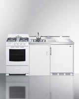 72" Wide All-in-one Kitchenette With Gas Range