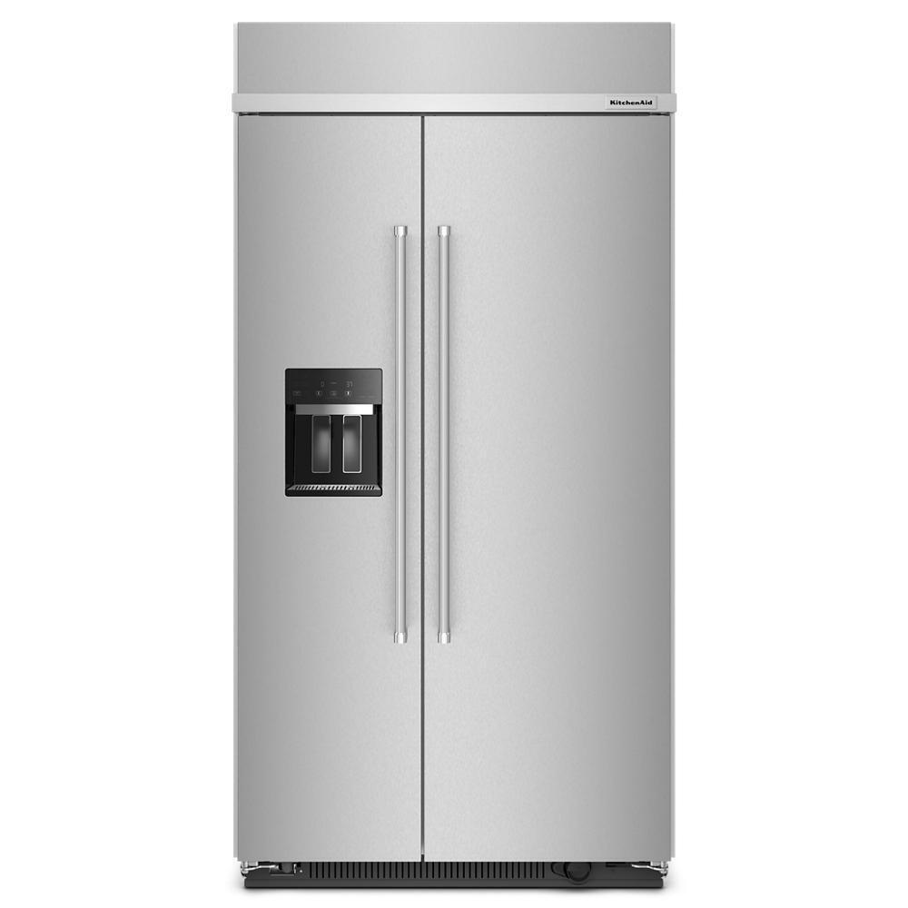 25.1 Cu. Ft. 42" Built-In Side-by-Side Refrigerator with Ice and Water Dispenser