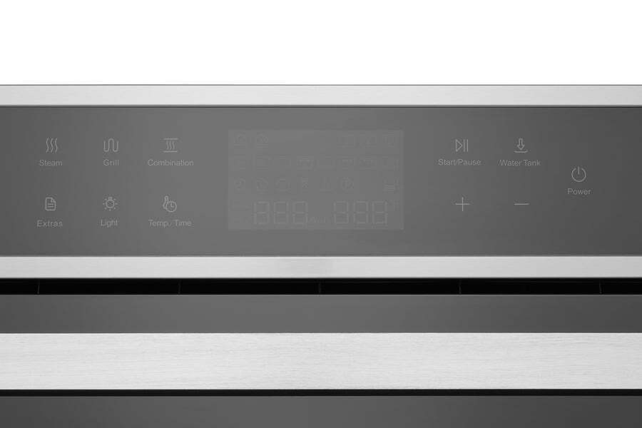 ROBAM 30-in Air Fry Convection European Element Single Electric Wall Oven (Black)