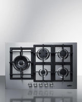 30" Wide 5-burner Propane Gas Cooktop In Stainless Steel