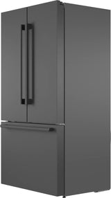 800 Series French Door Bottom Mount Refrigerator 36" Black Stainless Steel