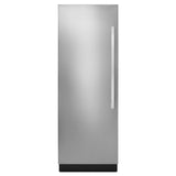 30" Built-In Column Freezer with NOIR™ Panel Kit, Left Swing