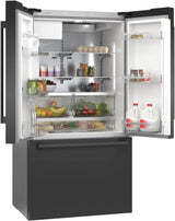 500 Series French Door Bottom Mount Refrigerator 36" Black Stainless Steel