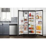 33-inch Side-by-Side Refrigerator with Dual Pad External Ice and Water Dispenser