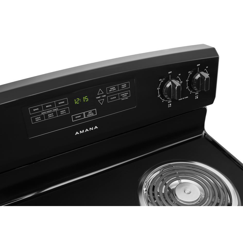 30-inch Amana® Electric Range with Bake Assist Temps