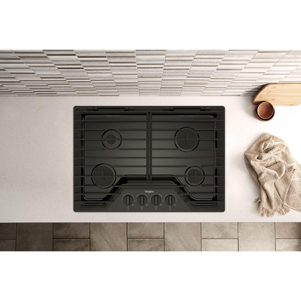 30-inch Gas Cooktop with EZ-2-Lift™ Hinged Cast-Iron Grates