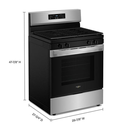 30-inch Self Clean Gas Range with No Preheat Mode