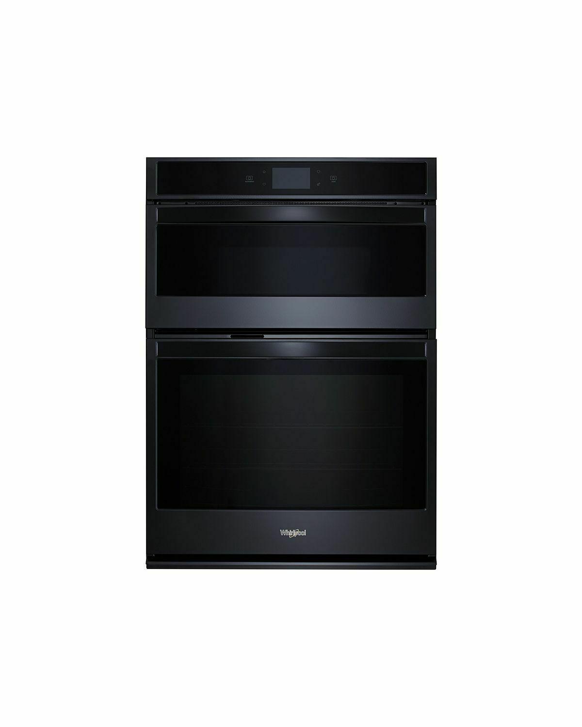 6.4 cu. ft. Smart Combination Wall Oven with Touchscreen - Black