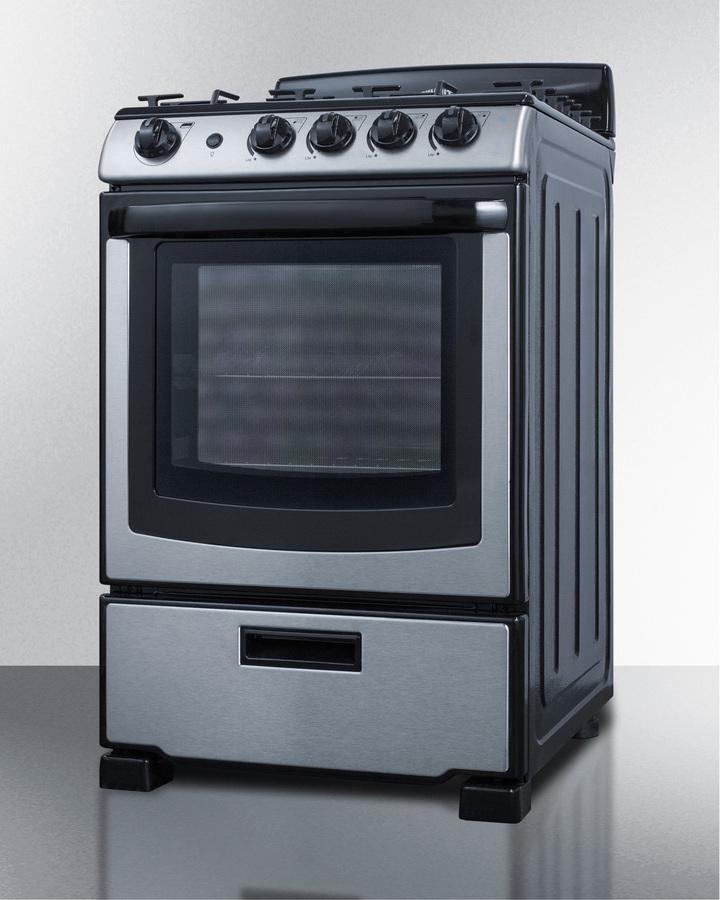 24" Wide Gas Range