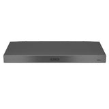 Broan® Glacier 30-Inch Convertible Under-Cabinet Range Hood, 375 Max Blower CFM, Black Stainless Steel