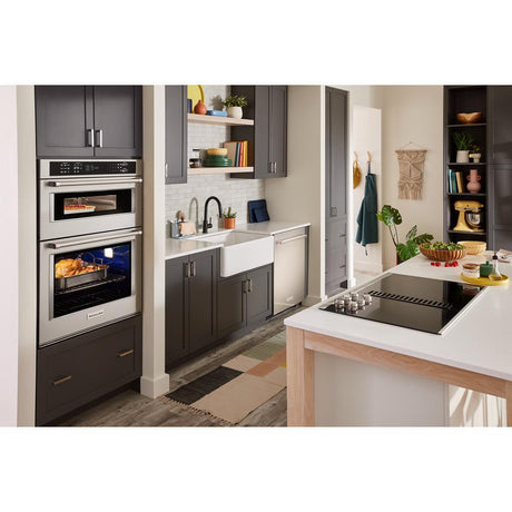 KitchenAid® 30" Combination Microwave Wall Ovens with Air Fry Mode.