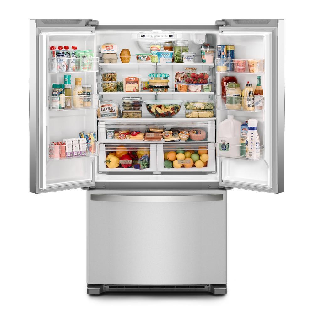 36-Inch Wide Full-Depth French Door Bottom Mount Refrigerator - 25 cu. ft.