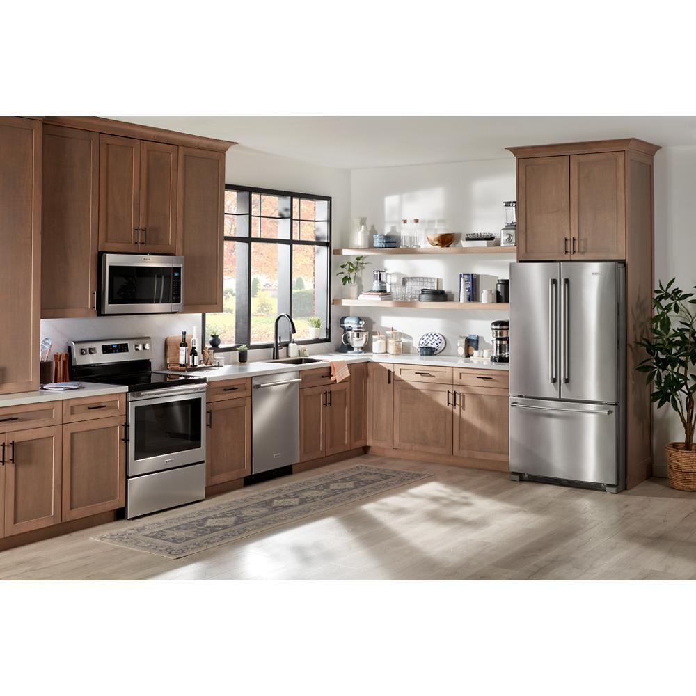 Maytag® 36 Inch Wide French Door Bottom Mount Refrigerator with Max Cool Setting - 25 Cu. Ft.