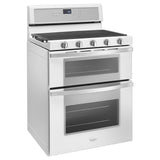 6.0 Cu. Ft. Gas Double Oven Range with EZ-2-Lift™ Hinged Grates