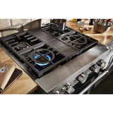 KitchenAid® 30'' Smart Commercial-Style Dual Fuel Range with 4 Burners