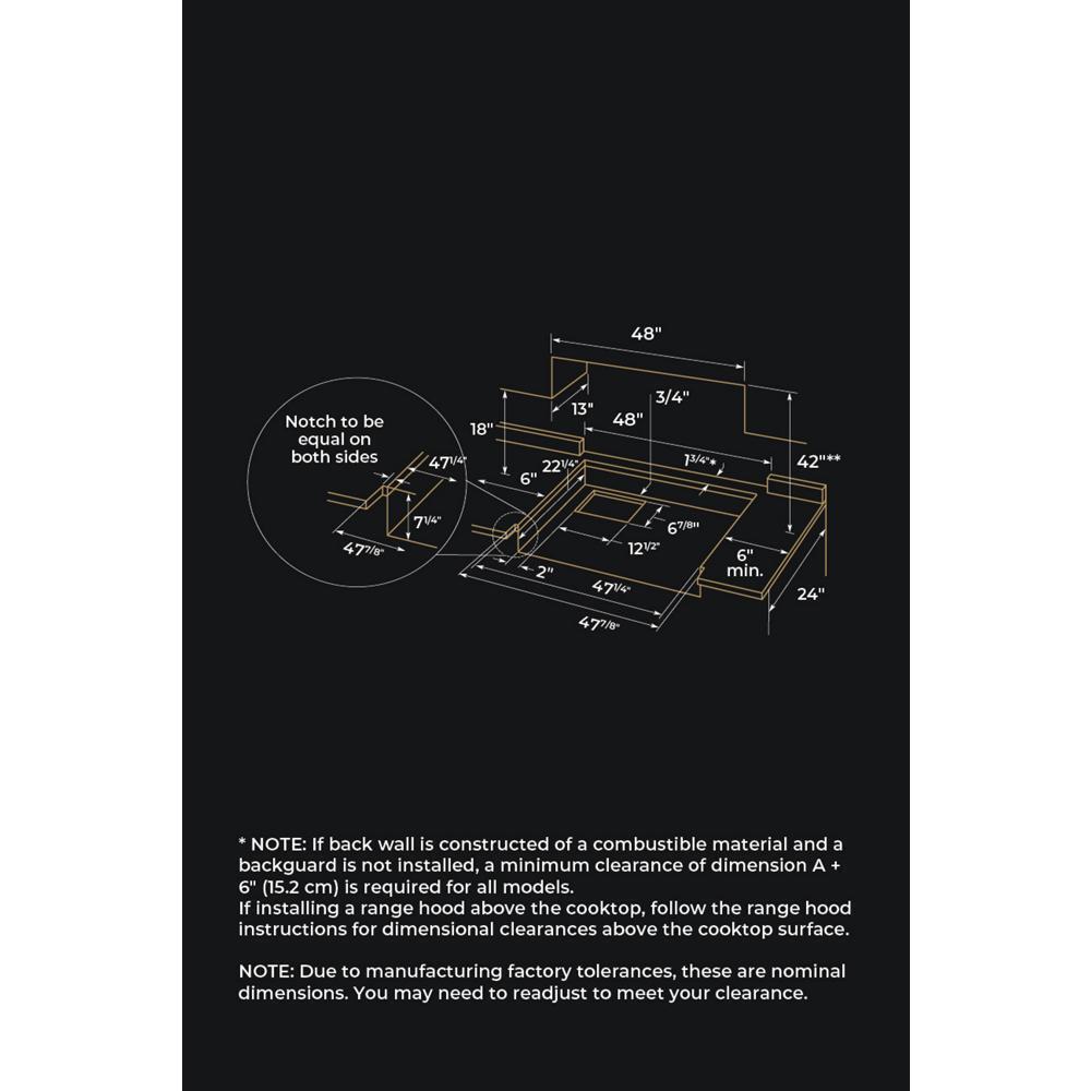 RISE™ 48" Gas Rangetop