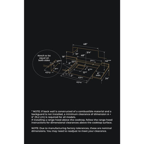 RISE™ 48" Gas Rangetop