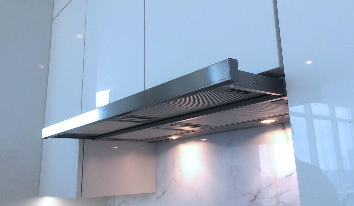 36" slide out under cabinet hood