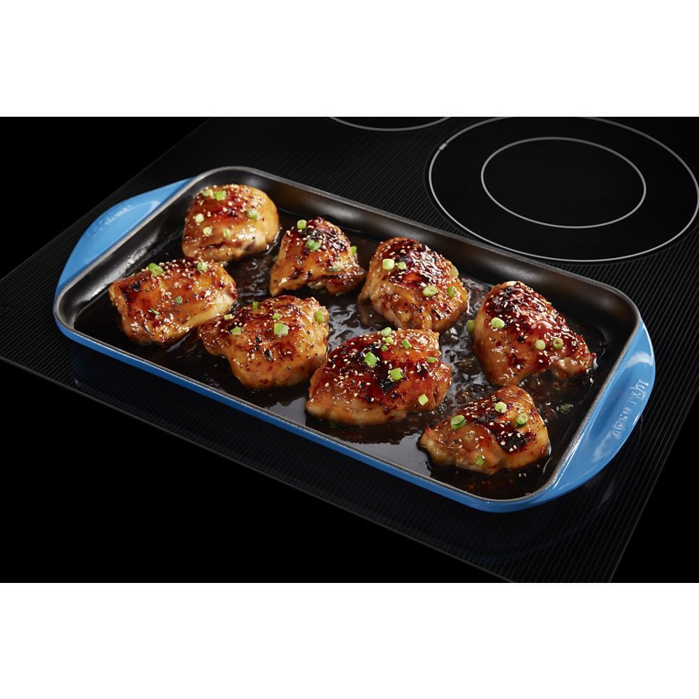 30-Inch Electric Cooktop with Reversible Grill and Griddle