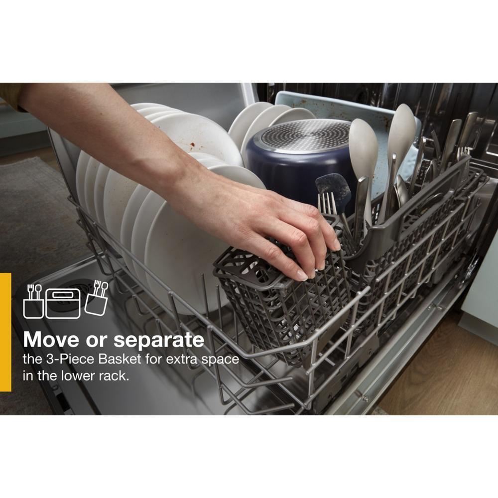 Fingerprint Resistant Dishwasher with 3rd Rack & Large Capacity